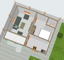 Villa F2 de 49m²