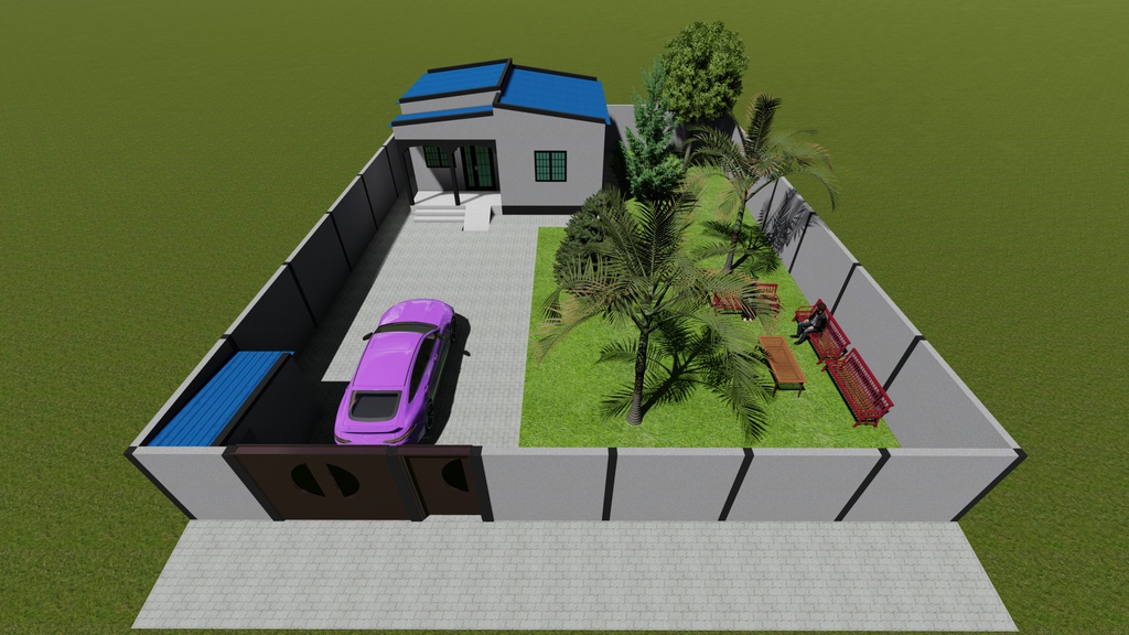 Villa F2 de 49m²
