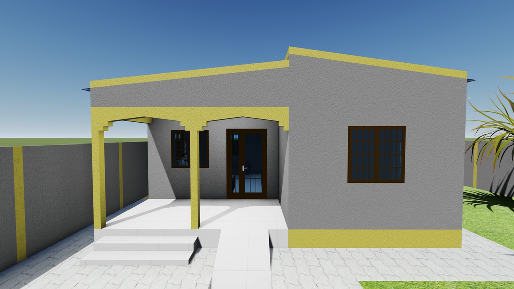 Villa F2 de 58m²